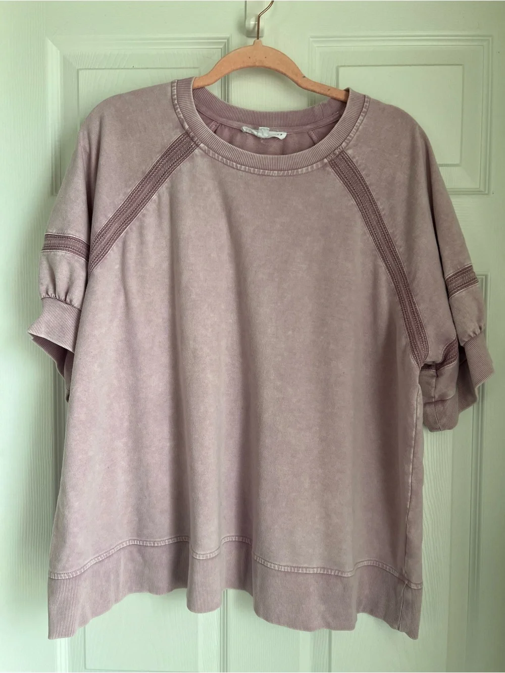 Jane and Delancey Short Sleeve Pullover - Mauve - Picture 1 of 4